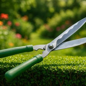 14 Hedge Shears with Wavy Blades